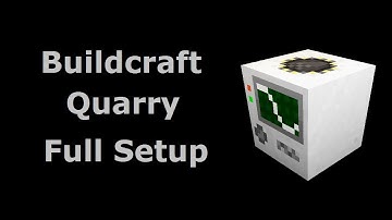 Buildcraft Quarry Full Setup (Tekkit/Feed The Beast) - Minecraft In Minutes