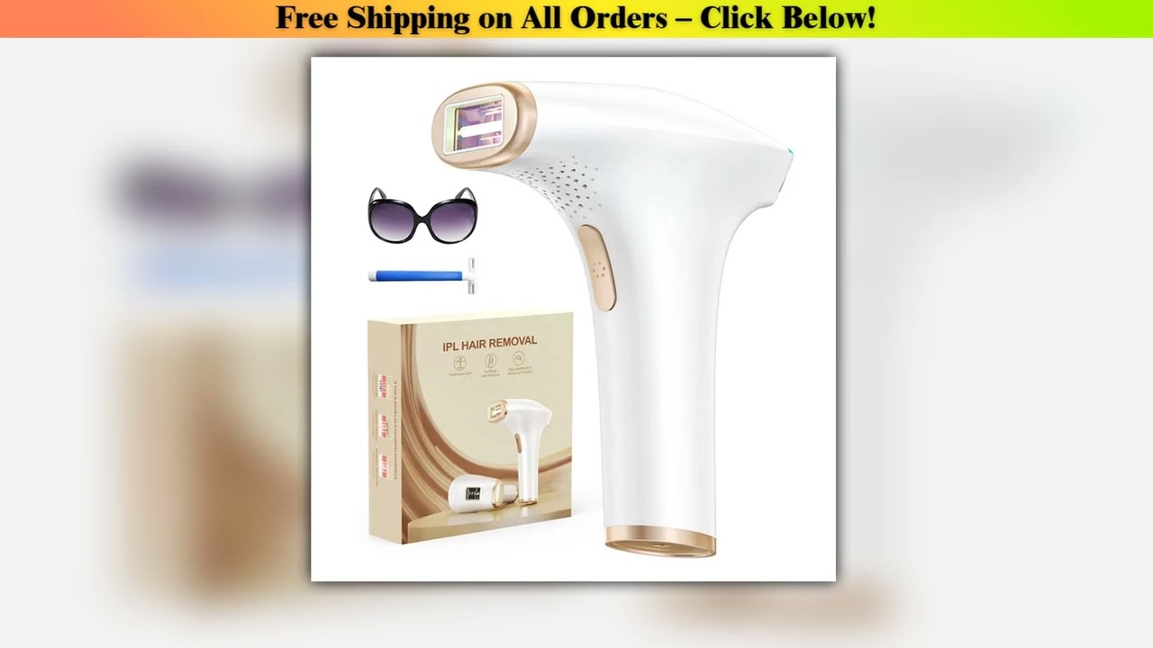 IPL Hair Removal Device 999900 Flashes Dual Modes Permanent Epilator HR/RA/ SC 3 in 1 Whole Body