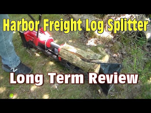 Harbor Freight Hydraulic Log Splitter Review  Is This Homestead Firewood  $150 Tool Worth It? 