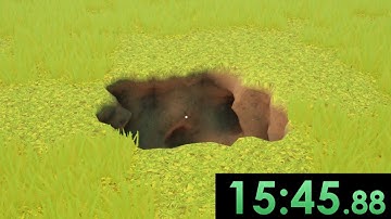 A Speedrun About Digging A Hole
