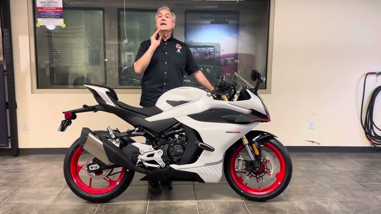 2025 CFMoto 450SS #motorcycle #sportbike #450ss #cfmoto - YouTube