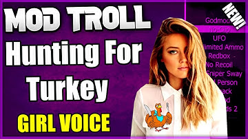Black Ops 2 Hunting For Turkey Mod Trolling! (GIRL VOICE EDITION) *HILARIOUS!