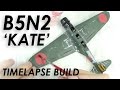 Building airfix b5n2 kate  model aircraft