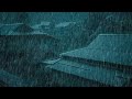 No Ads Rain Sounds for Sleeping – Thunderless Heavy Rain on Tin Roof for Mind Silence