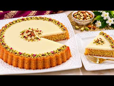 بسبوسة بالكريمة لاكن بدون كريمة❗❗غير شكلها شاكرها كذوب في الفم هشيشة بزاف وفتية كتجي مشربة ومعلكة😍