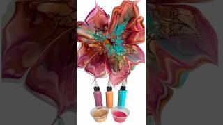 Fluid Art Bloom Happy #shorts