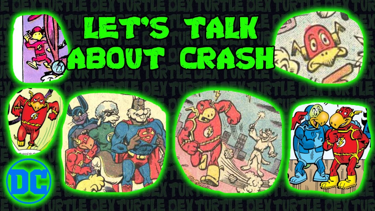 Crash - a turtle from the comics published by the DC!