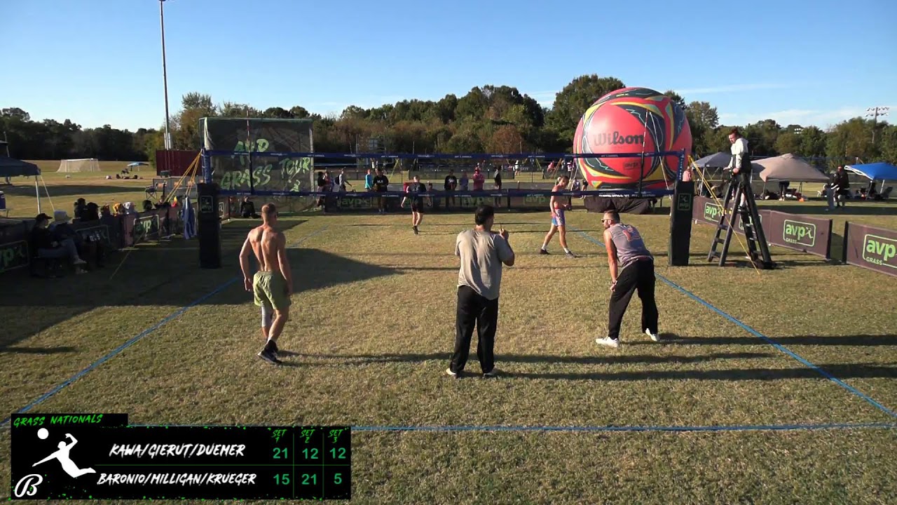 AVP Grass Grass Nationals Baronio/Milligan/Krueger vs. Kawa/Gierut