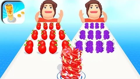 Pancake Run Games All Levels Gameplay Walkthrough iOS,Android Update Cake & Fruit Runner #4