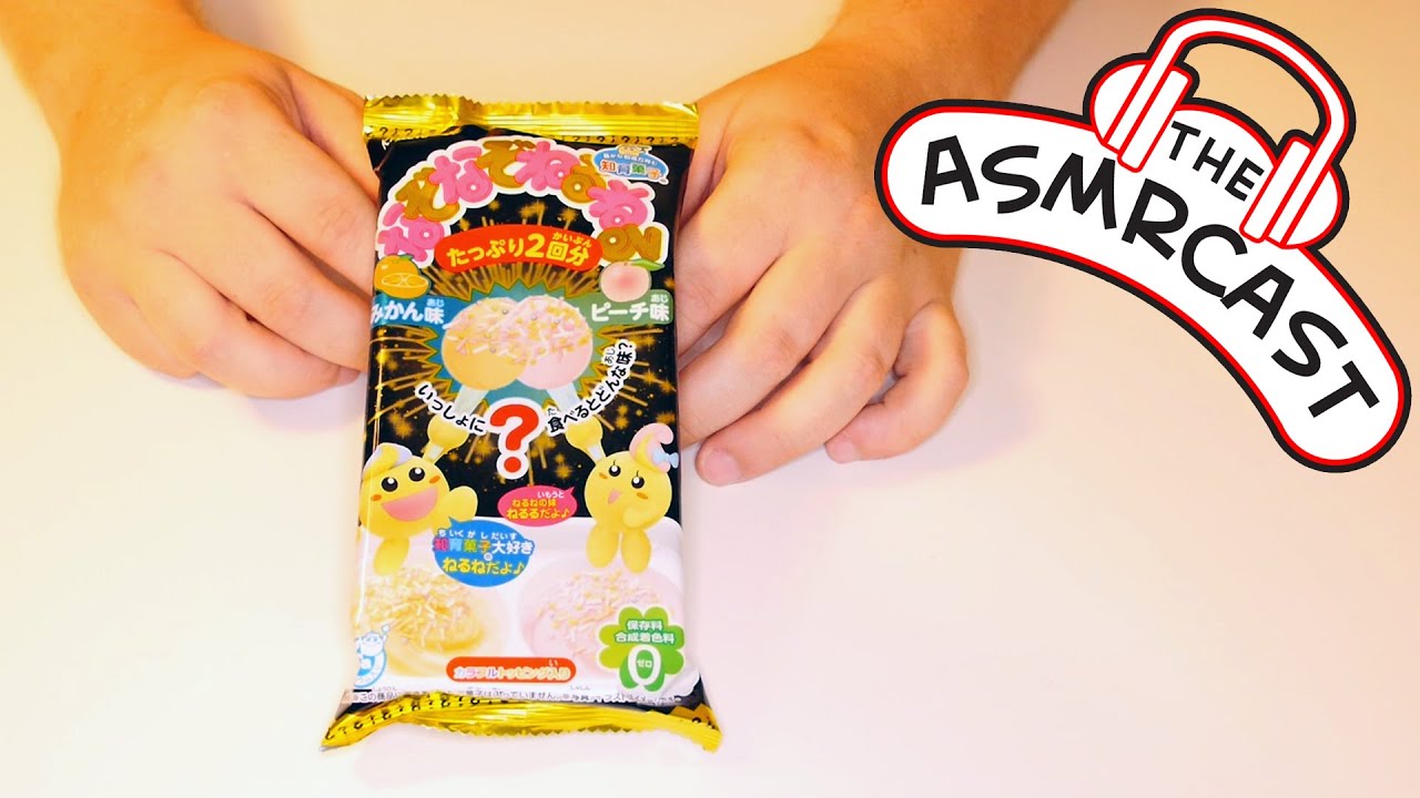 ASMR Japanese DIY Candy Kit - Kracie Popin Cookin! Nazonazo Neruneru - Orange and Peach