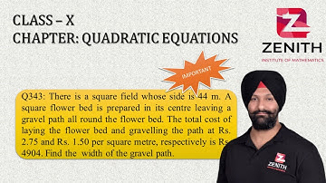 There is a square field whose side is 44 m. A square flower bed is prepared in its....Q343