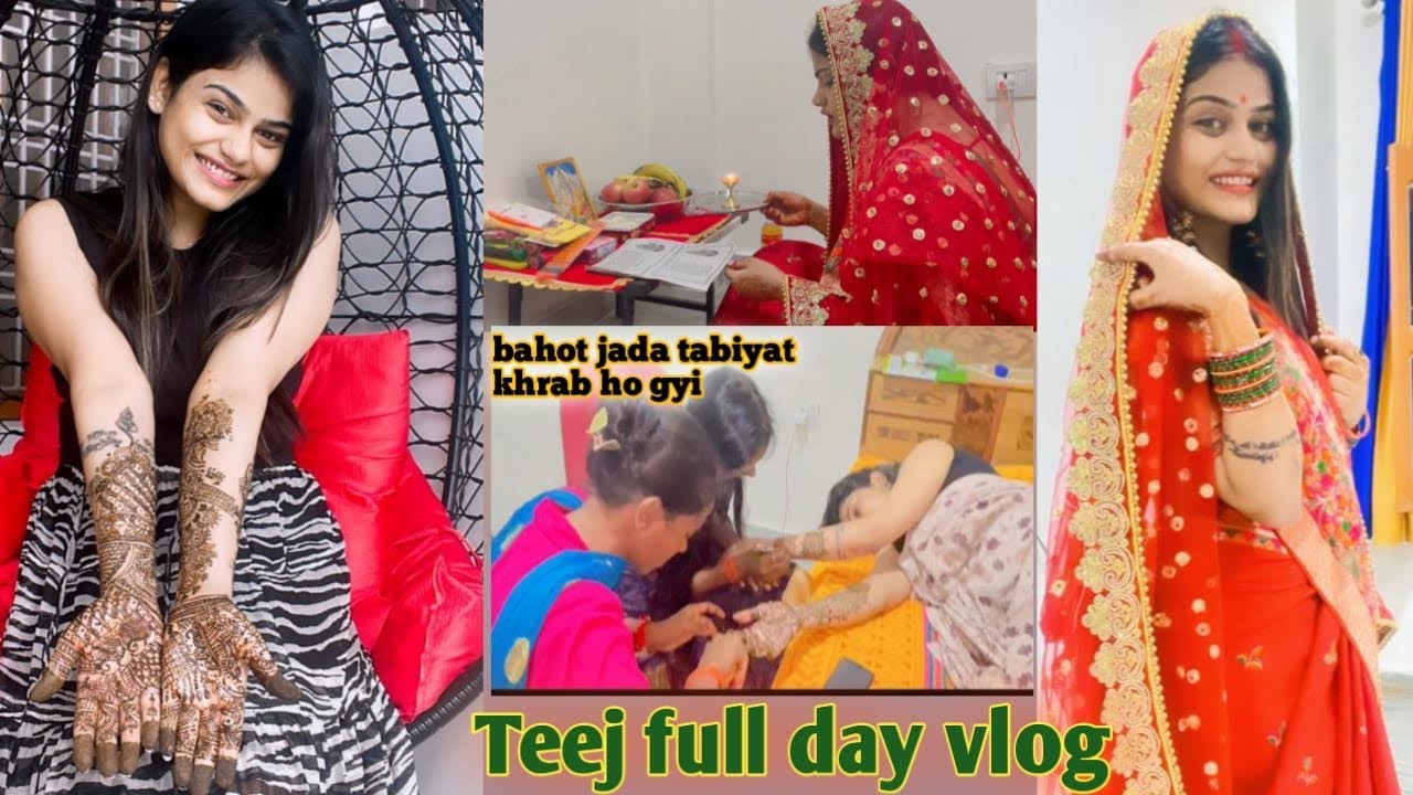 Teej special vlog // full day teej vlog