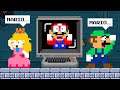 Mario challenge hide and seek with peach luigi waluigi  game animation