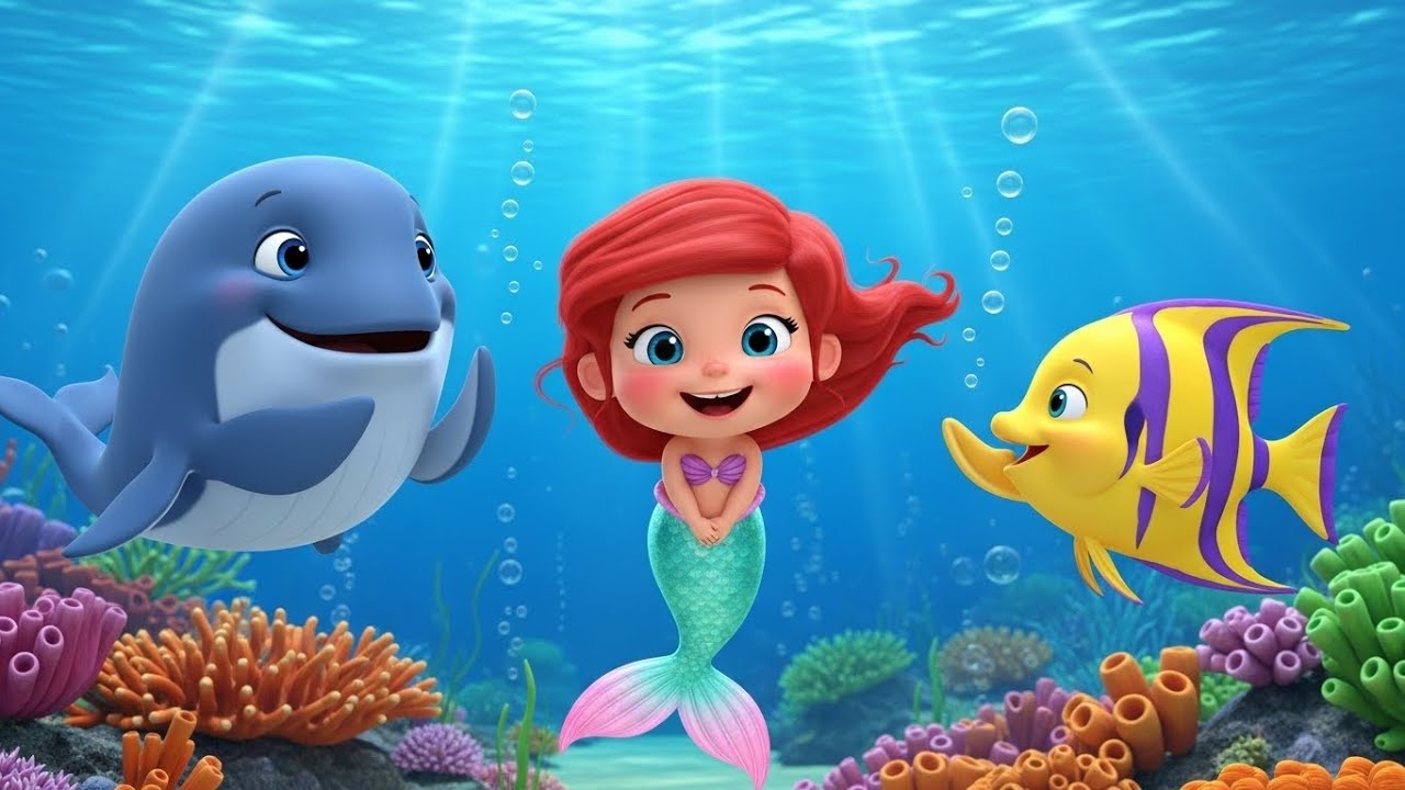 Mermaid Bubble Dance | Fun Mermaid Song for Toddlers to Sing and Dance