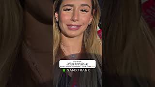 Sam Frank had panic attack😲👀 #samfrank