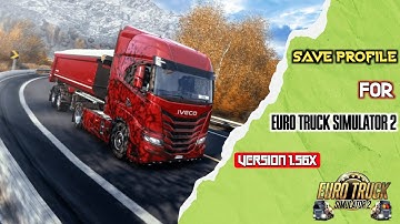 Onbeperkt geld opslaan profiel voor Euro Truck Simulator 2 v1.56x | Onbeperkt geld, XP, Level |