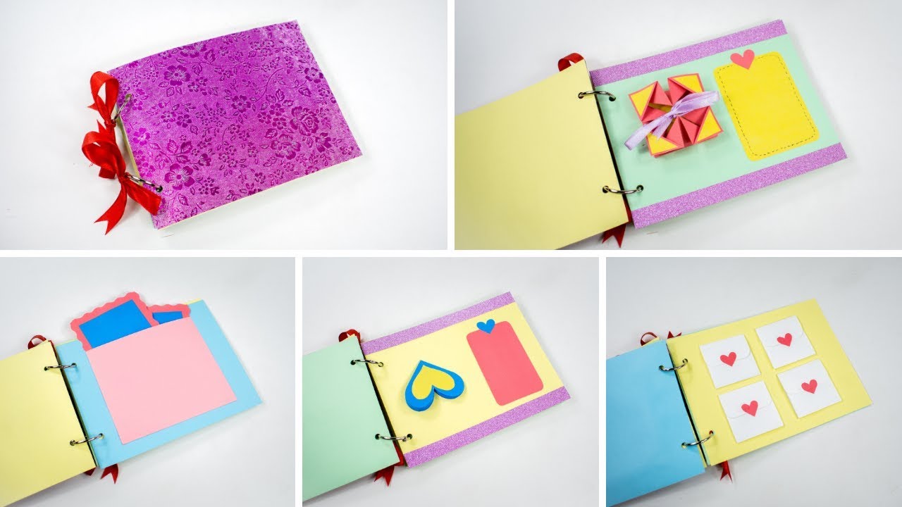 Scrapbook Tutorial/How to make Scrapbook/DIY Scrapbook Tutorial/Birthday  Scrapbook Ideas 