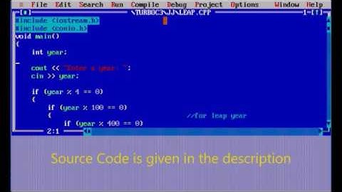 Simple C++ program to check if a year is leap year or not