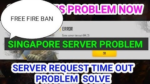 Free fire request timeout mm7 problem solve! free fire auto back problem solve