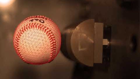 Modeling a Baseball Hitting a Bat