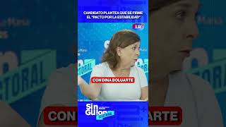 CANDIDATO PLANTEA QUE SE FIRME EL "PACTO POR LA ESTABILIDAD” #SinGuionElectoral #shorts