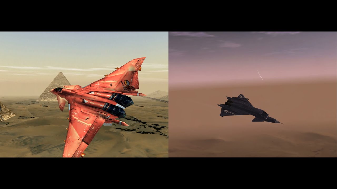 Airforce Delta 1 (1999) VS Airforce Delta Strike (2004) - MiG 1.44 (Dreamcast VS PlayStation 2)
