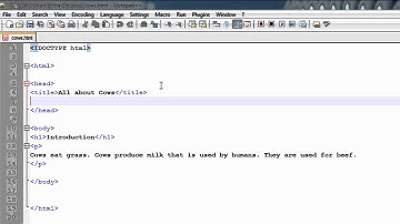 HTML5: Lesson 2 - Metadata