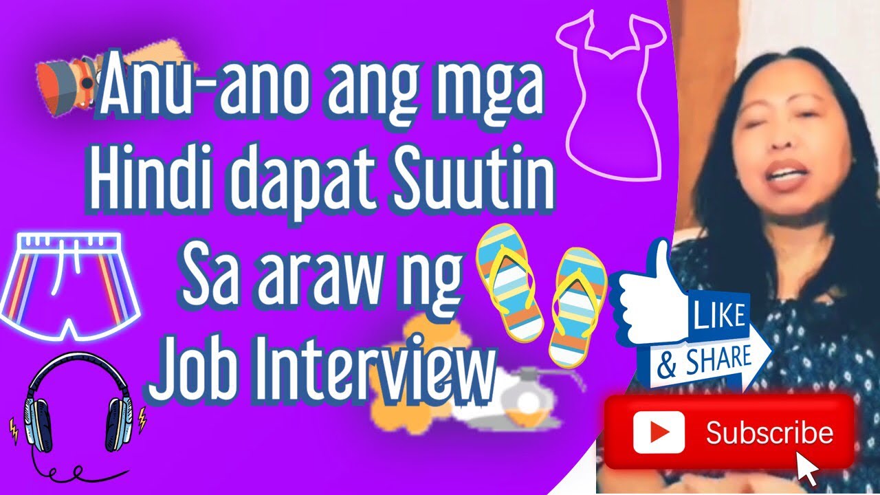 Anu-Ano Ang mga Hindi dapat Suutin sa Araw ng Job Interview #13 - YouTube