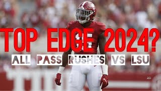 Top Edge 2024 Draft? Dallas Turner Vs LSU: All Pass Rushes