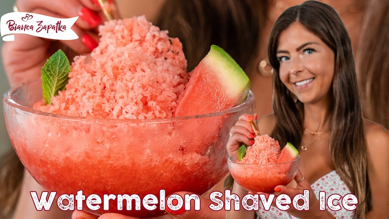 Watermelon Shaved Ice - Geraspeltes Wassermelonen-Eis *FOOD-TREND*