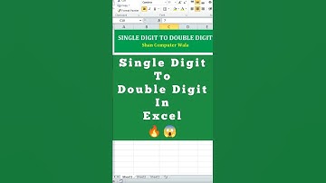 Excel Tips and Tricks 🔥 Excel For Fresher 💯 #shorts #short #trending #shancomputerwala