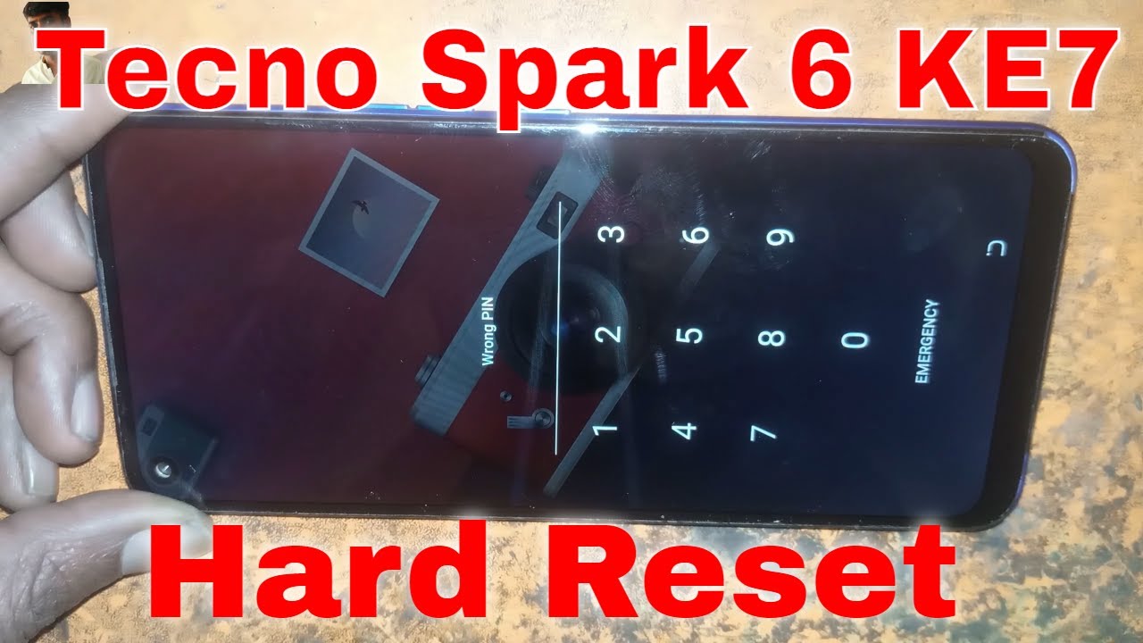 Tecno Spark 6 Hard Reset Spark 6 KE7 как сделать полный сброс Pattern Pin Пароль Разблокировка БЕЗ