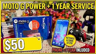 Don’t Miss This! A Year of Tracfone Cell Service + Moto G Power for $50