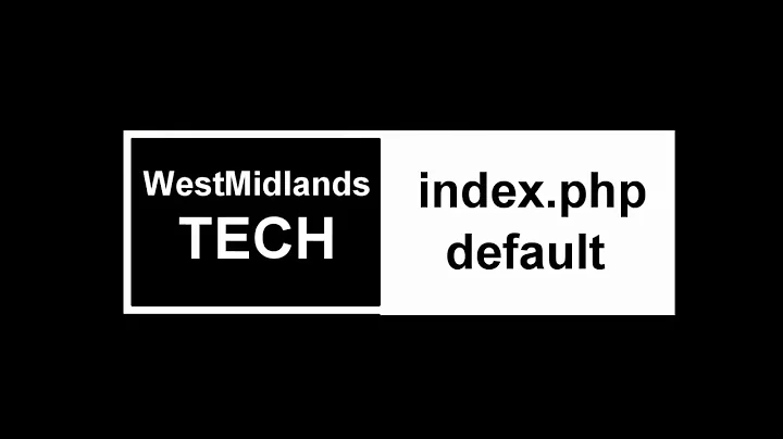 How to change Apache default index.html to index.php