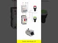 Direct-On-Line (DOL) 🔌Starter Wiring Connection for a three-phase induction motor. ⚡#shorts