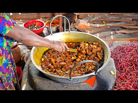 How to Cook Beef with Piper Chaba Over Open Fire?