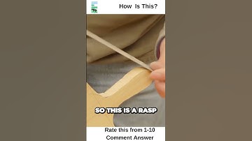 Mastering Woodworking Rasp vs File Unlocking Efficient Techniques #shorts