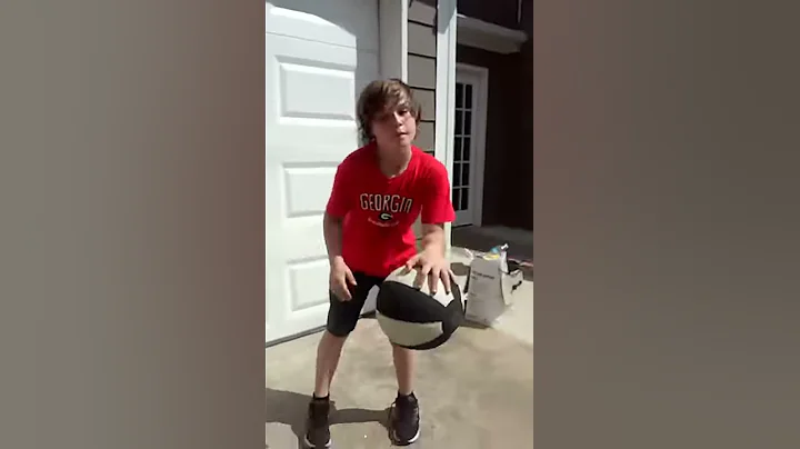 Kid makes trickshot