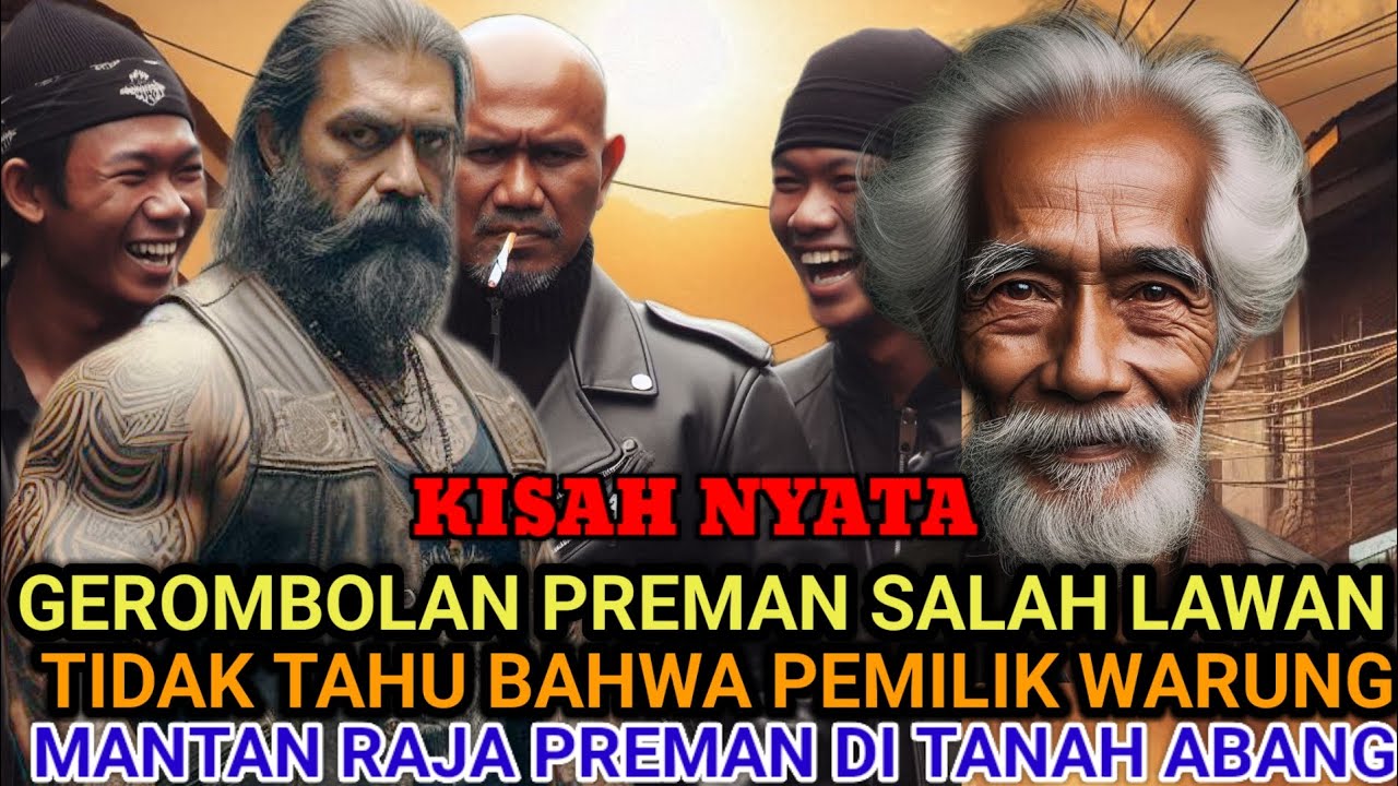 GEROMBOLAN PREMAN SALAH PILIH LAWAN TIDAK TAHU BAHWA PAK DARTO ADALAH MANTAN PREMAN DI TANAH ABANG