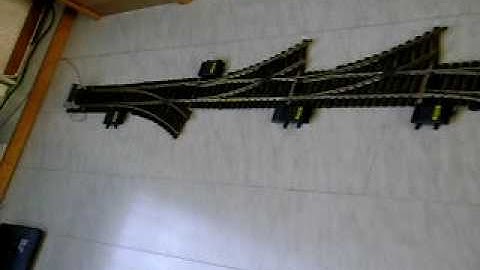 Wissel test met ingebouwde decoders in de wissels