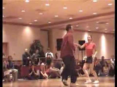 Laughlin Lindy Hop Dance Camp Competition 2002 Snippets - YouTube