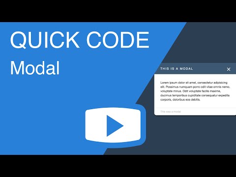 Quick Code - Modal