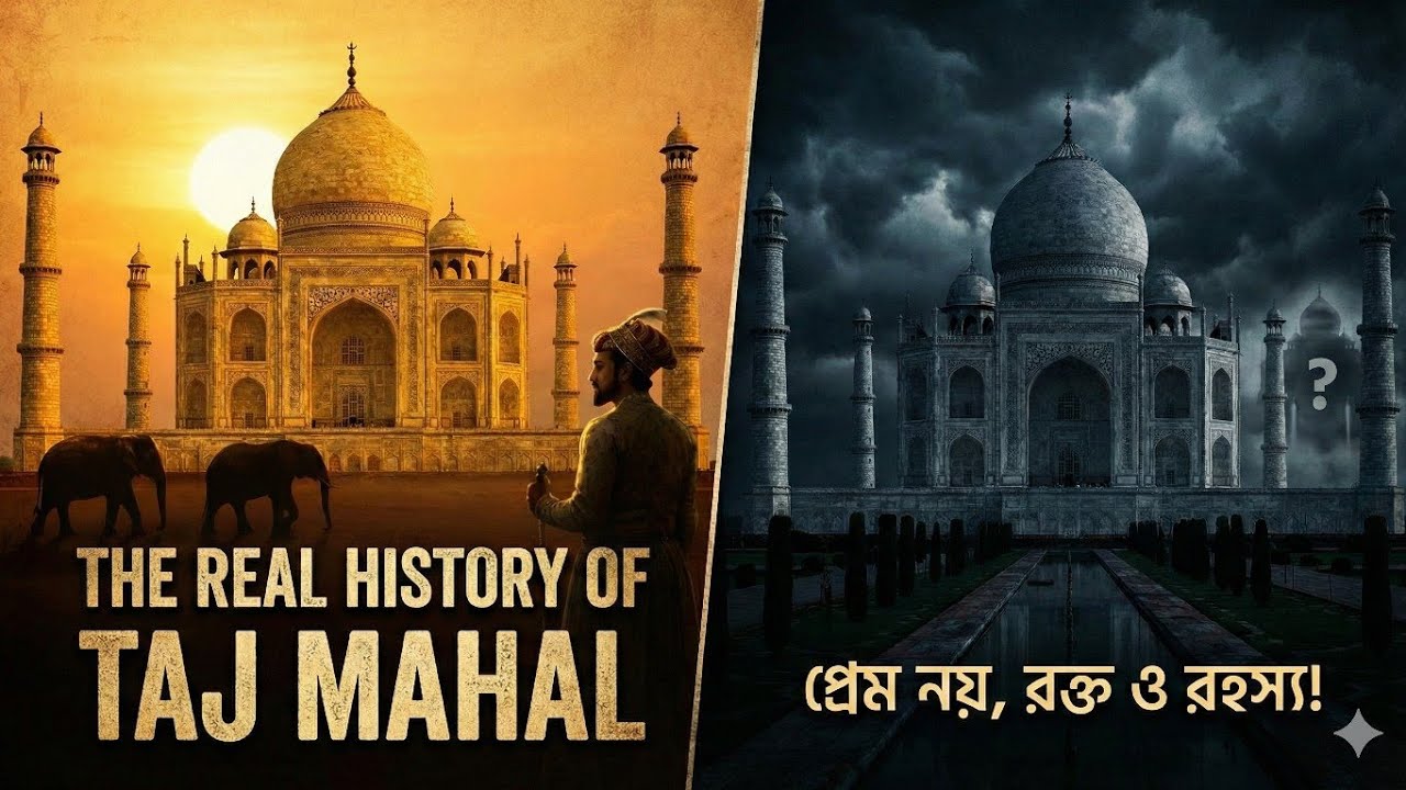তাজমহলের অজানা রহস্য ও ইতিহাস | Real History of Taj Mahal in Bengali | Shah Jahan & Mumtaz Story
