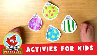 Christmas Ornament Coloring Activity | Maple Leaf Learning Playhouse