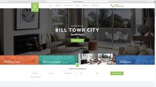 35. Build a Real Estate website with Joomla - Creating site footer
