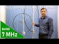 40M UltraLight QRP magnetic loop antenna + TEST [ XIEGU X5105 ]