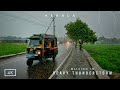 Walking Through a Heavy Thunderstorm in Kerala | Rain and Thunder Sounds for Sleep