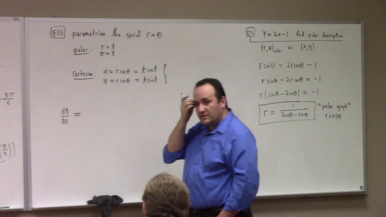 Calculus II: polar coordinates and graphing, 11-16-17, part 2
