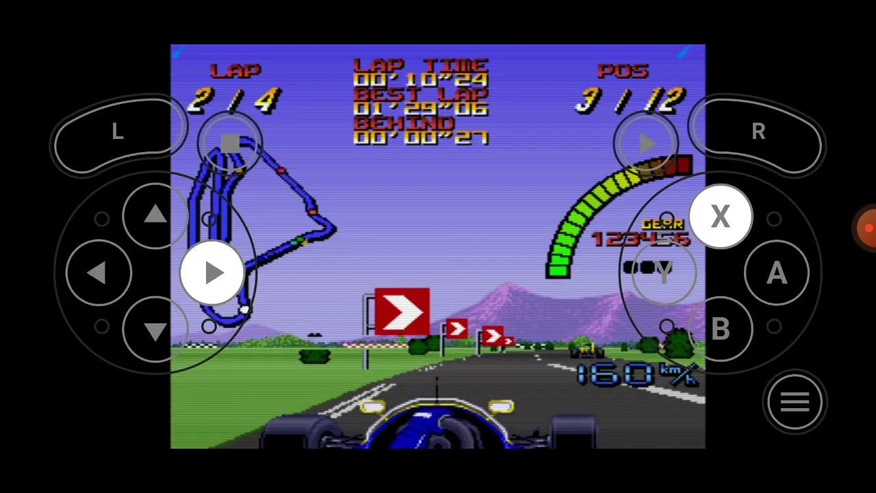 1992 Migel Mansell s World Championship Racing Super Nintendo Title