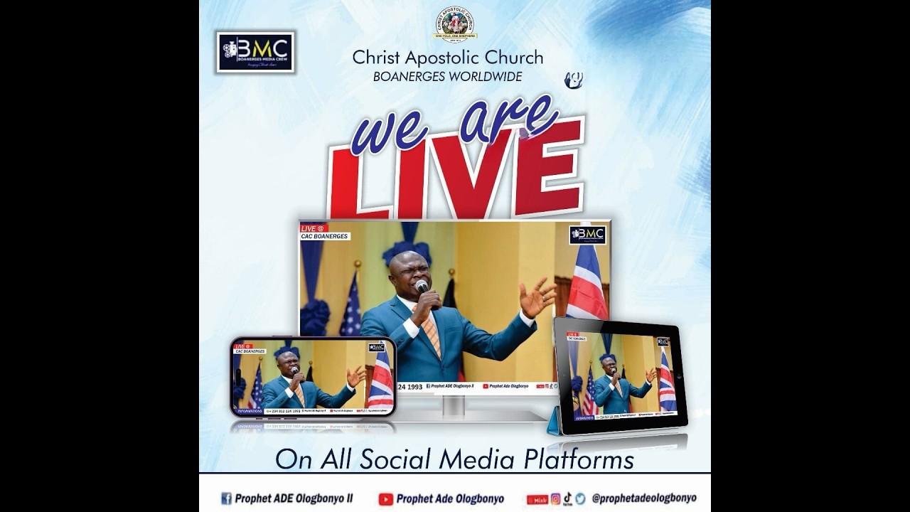 REVIVAL SERVICE DAY1@  C.A.C BOANERGES ORUN EKITI (DISTRICT HQTRS)